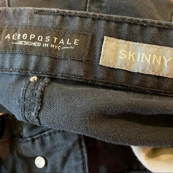 Aeropostale 32/30 black skinny jeans - Picture 6 of 6